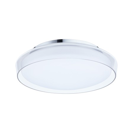 Plafonieră de baie Luena LED, IP44, 3000K, 860lm, 230V, 16,5W, sticlă-crom [1]
