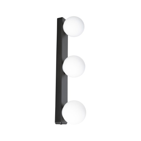 Plafonieră Gove, IP44, G9, 230V, max. 3x20W, negru mat, satin [1]