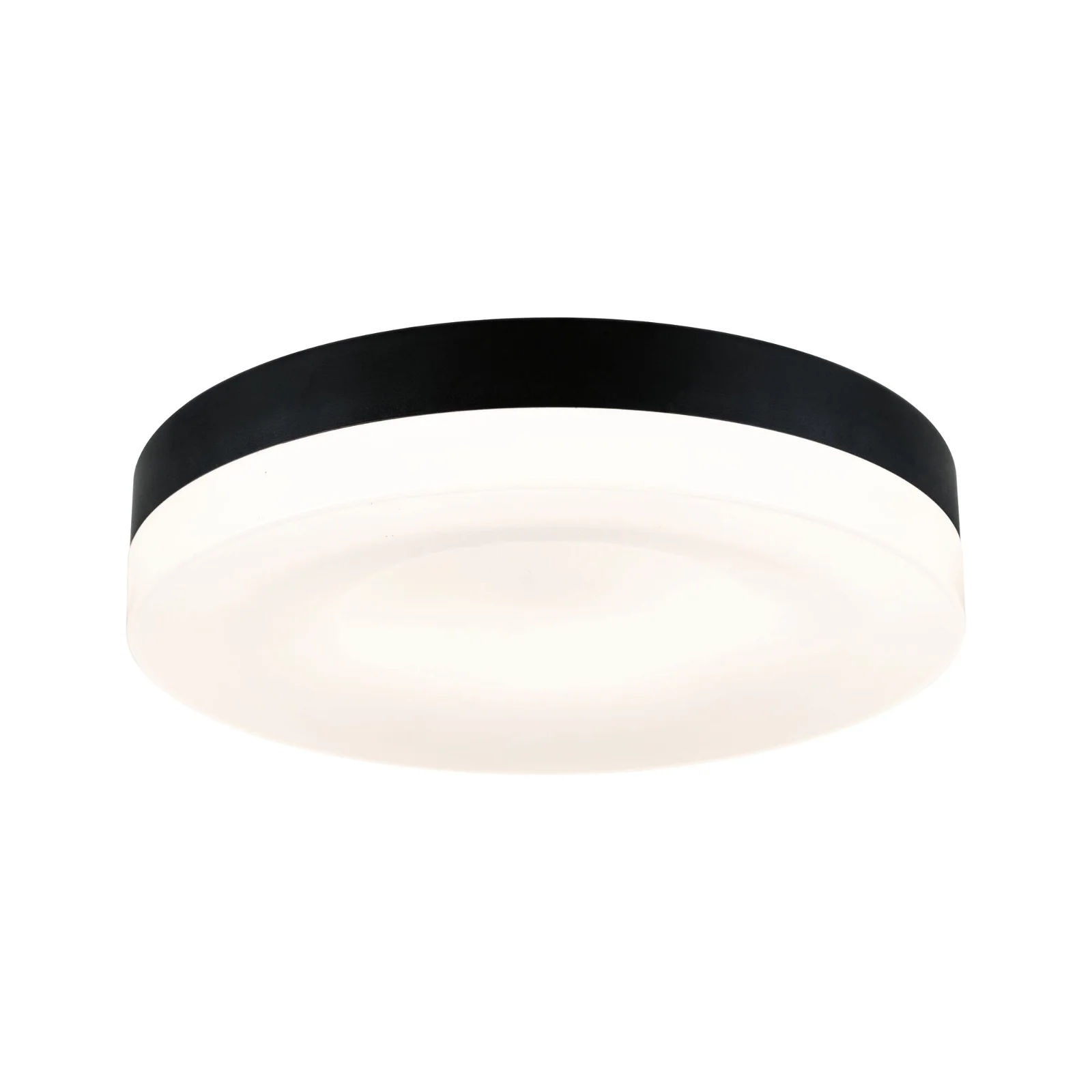 Iluminat interior - Plafonieră LED Amalie, 2700K, 1000lm, 230V, 16W, flux luminos variabil în 3 pași, negru mat