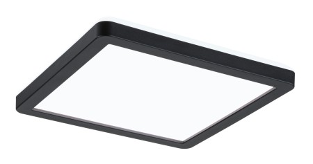Panouri LED - Plafonieră LED Atria Shine pătrată 190x190mm 4000K, neagră