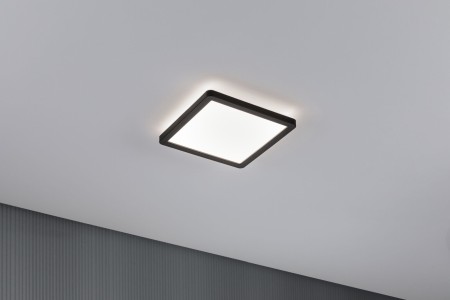 Plafonieră LED Atria Shine pătrată 190x190mm 4000K, neagră [2]