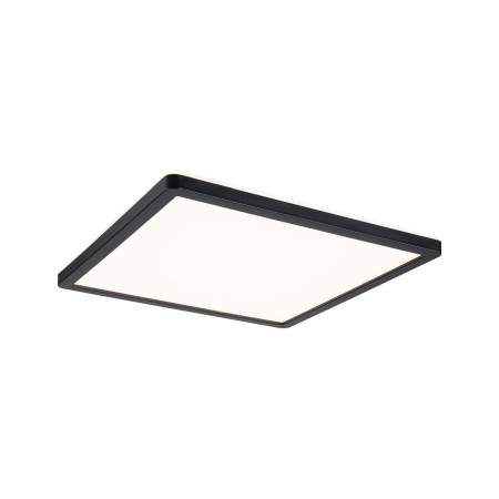 Panouri LED - Plafonieră LED Atria Shine, pătrată 293x293mm 3000K, neagră