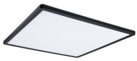 Plafonieră LED Atria Shine pătrată, 420x420mm 4000K, neagră, cu flux luminos variabil în 3 pași [1]