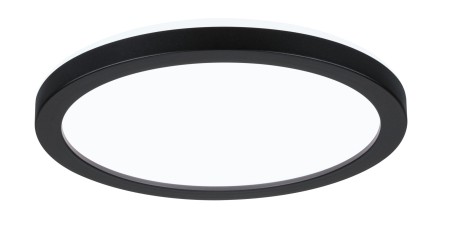 Panouri LED - Plafonieră LED Atria Shine, rotundă 190mm 4000K, neagră