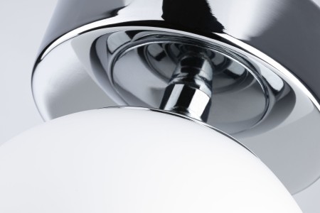 Plafonieră LED Gove, IP44, 3000K, 400lm, 230V, 5W, crom, satin [2]