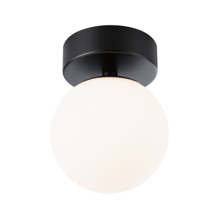 Iluminat de baie - Plafonieră LED Gove, IP44, 3000K, 400lm, 230V, 5W, negru mat, satin