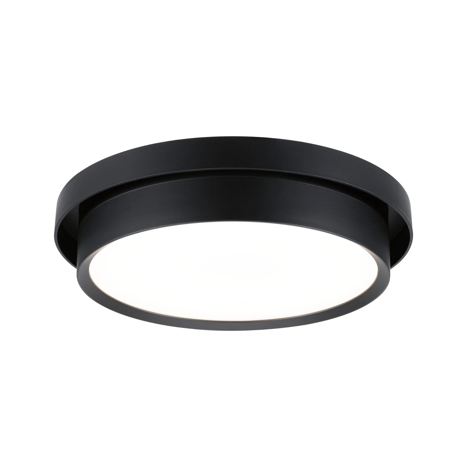 Iluminat interior - Plafonieră LED Malik, 2700K, 850lm, 230V, 13,5W, flux luminos variabil în 3 pași, negru mat