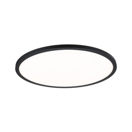 Aplicat - Plafonieră LED Panel Atria Shine, rotundă, 420mm 3000K, neagră, cu flux luminos variabil în 3 pași