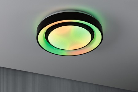Plafonieră LED Rainbow RGBW 2650lm 230V 22W, alb-negru [10]
