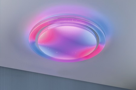 Plafonieră LED Rainbow RGBW 4750lm 230V 38,5W , crom-alb [9]