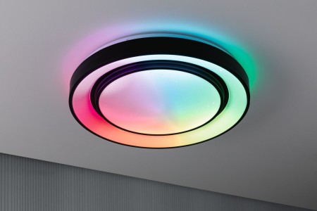 Plafonieră LED Rainbow RGBW 4750lm 230V 38,5W , negru-alb [9]