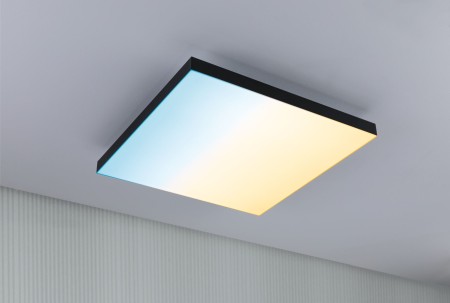Plafonieră LED Velora Rainbow, pătrată 450x450mm RGBW, neagră [4]