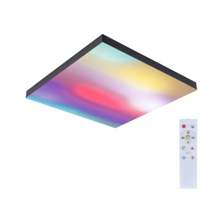 Plafonieră LED Velora Rainbow, pătrată 450x450mm RGBW, neagră [7]