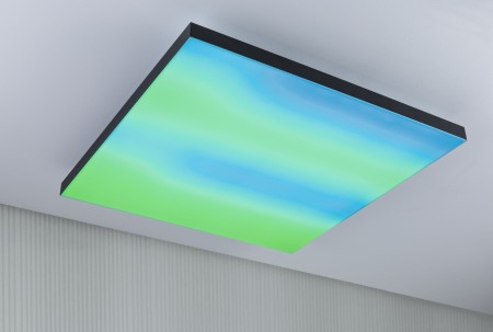 Plafonieră LED Velora Rainbow, pătrată 595x595mm RGBW, neagră [3]