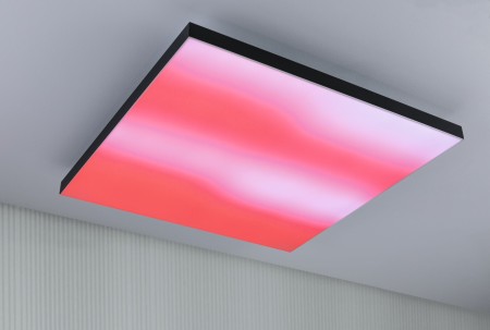 Plafonieră LED Velora Rainbow, pătrată 595x595mm RGBW, neagră [4]