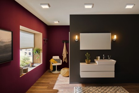 Plafonieră Lunar LED-Panel 170x170mm 11W 230V alb mat, aluminiu [3]