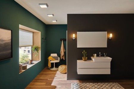 Plafonieră Lunar LED-Panel 170x170mm 11W 230V crom mat, aluminiu [3]