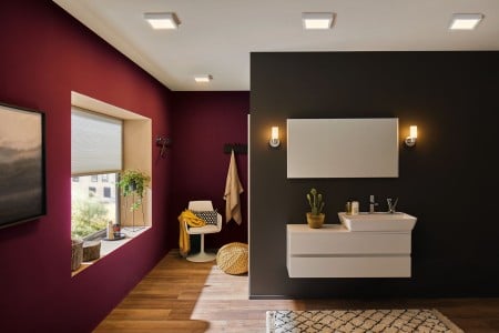 Plafonieră Lunar LED-Panel 225x225mm 15,4W 230V alb mat, aluminiu [2]