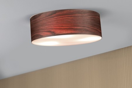 Plafonieră Neordic Liska max.3x20W E27 lemn 230V lemn închis/metal [3]