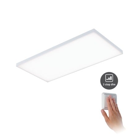 Panouri LED - Plafonieră Velora LED Panel 595x 295mm 26W alb mat 230V metal, cu flux luminos variabil