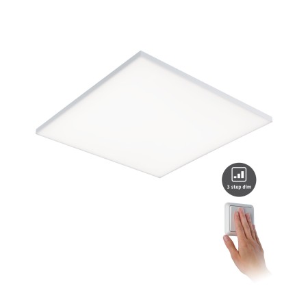 Panouri LED - Plafonieră Velora LED Panel 595x 595mm 34W alb mat 230V metal, cu flux luminos variabil