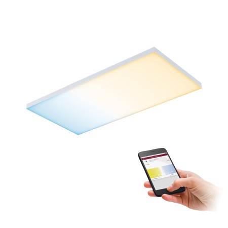 Panouri LED - Plafonieră Velora LED Panel Smart ZB 595x295mm 15,5W alb mat 230V metal, cu temperatură de culoare variabilă