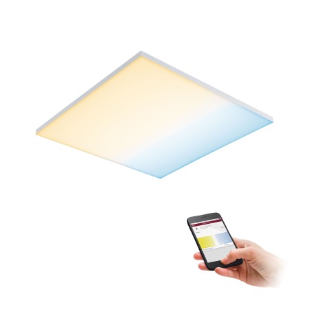Panouri LED - Plafonieră Velora LED Panel Smart ZB 595x595mm 19,5W alb mat 230V metal, cu temperatură de culoare variabilă