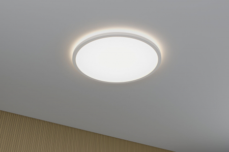 Plafonieră LED Atria Shine Backlight, IP44, rotundă, 420mm,  22W, 2300lm, 4000K, alb, cu senzor de mișcare [3]