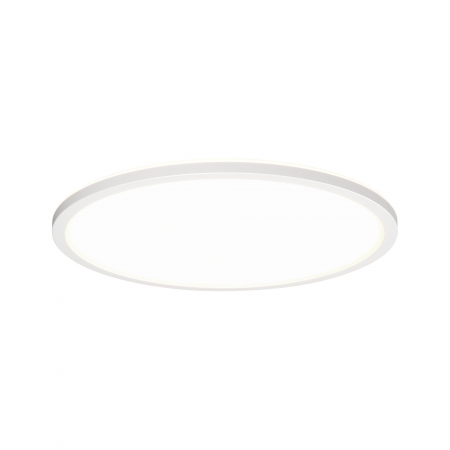 Plafoniere - Plafonieră LED Atria Shine Backlight, IP44, rotundă, 420mm,  22W, 2300lm, 4000K, alb, cu senzor de mișcare