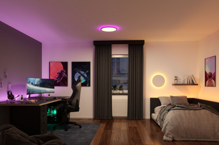 Plafonieră LED Atria Shine, rotundă, 400mm, 38W, 2700lm, RGBW, cu flux luminos variabil [4]