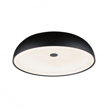 Iluminat interior - Plafonieră LED Jaron, 2700K, 1900lm, 230V, 26,5W, flux luminos variabil în 3 pași, negru mat
