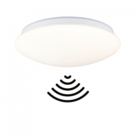 Plafonieră LED Leonis, IP44, 3000-5700K, 1750lm, 230V, 16,5W, alb, cu senzor de mișcare [1]