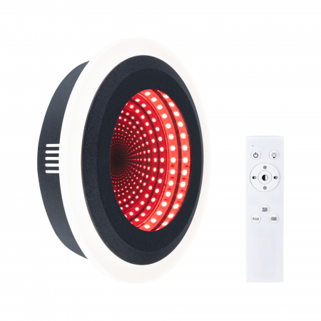Plafonieră LED Spaceglow, RGB, 230V, 14W, negru mat [2]