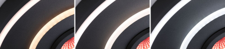 Plafonieră LED Spaceglow, RGB, 230V, 22W, negru mat [13]