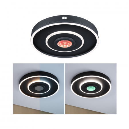 Plafonieră LED Spaceglow, RGB, 230V, 22W, negru mat [5]