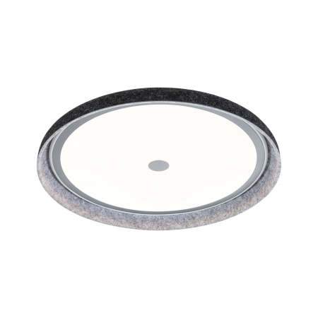 Iluminat fonoabsorbant - Plafonieră Zarina LED Zarina, 2700K, 3400lm, 34W, antracit, flux luminos variabil în 3 pași