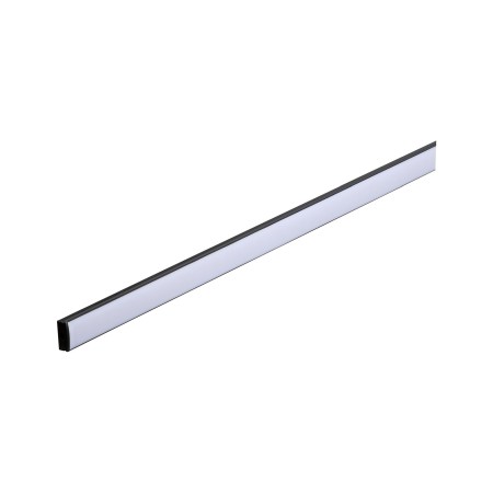 Profil Base pentru bandă LED, 2m, negru, cu difuzor alb [6]