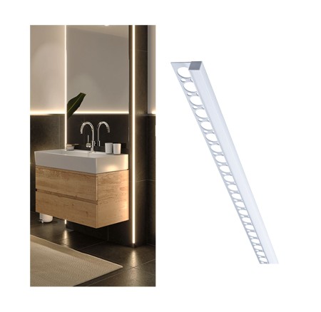 LumiTiles - Profil încastrabil LumiTiles Frame 2m, inclusiv difuzor