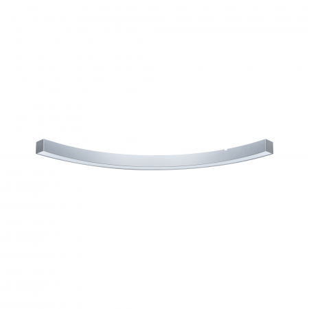 Profil luminos curb Linion, 90°, negru, 750lm, 3000K, crom mat [4]