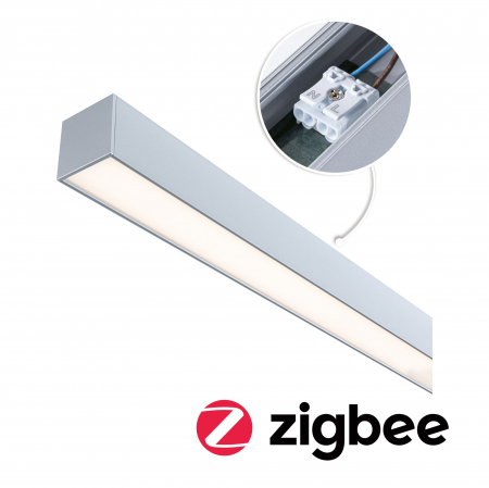 Profil luminos Linion cu alimentare Zigbee 3.0, 1m, crom mat, 230/24V, 150VA [4]