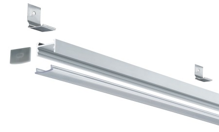 Profil pentru bandă LED Square 2m aluminiu/satin [8]