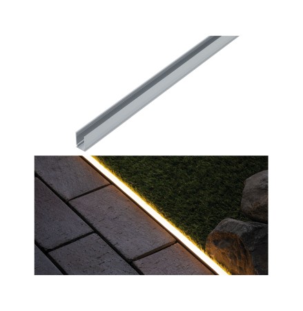 Accesorii - Profil pentru bandă luminoasă P&S aluminiu 1m