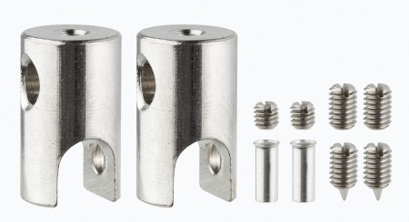 Sabot de contact pe cablu Light&Easy, set de 2 max.150W/sina max.300W/cablu 12V metal [2]