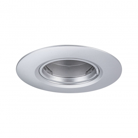 Set 10 spoturi incastrabile, fixe, rotunde, GU10, max. 10x10W, 230V, crom mat [1]