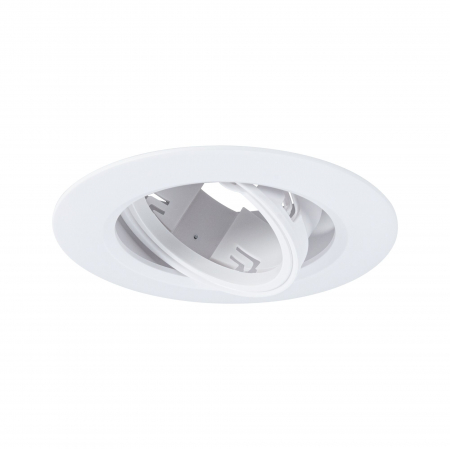 Set 10 spoturi încastrabile, orientabile, rotunde, 90mm, 30°, GU10, max. 10x10W, 230V, albe [3]