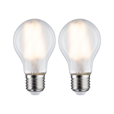 Seturi de becuri - Set 2 becuri LED AGL cu filament 806lm E27 2700K mat 7W 230V