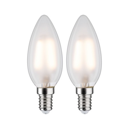 Becuri LED - Set 2 becuri LED lumânare cu filament 250lm E14 2700K mat 3W 230V