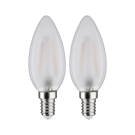 Set 2 becuri LED lumânare cu filament 250lm E14 2700K mat 3W 230V [1]