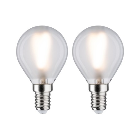 Seturi de becuri - Set 2 becuri LED sferice cu filament 250lm E14 2700K mat 3W 230V