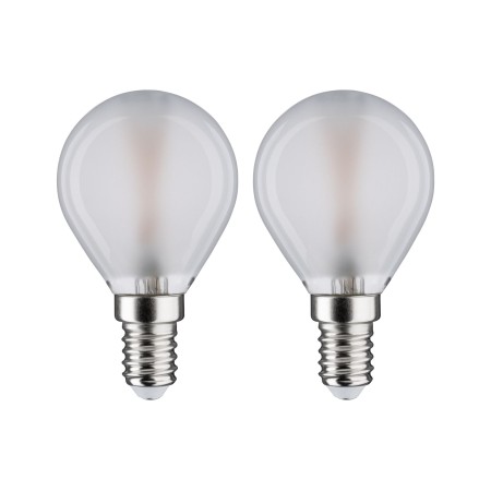 Set 2 becuri LED sferice cu filament 250lm E14 2700K mat 3W 230V [1]